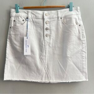*New* Southern Tide White Denim Skirt, Size 29